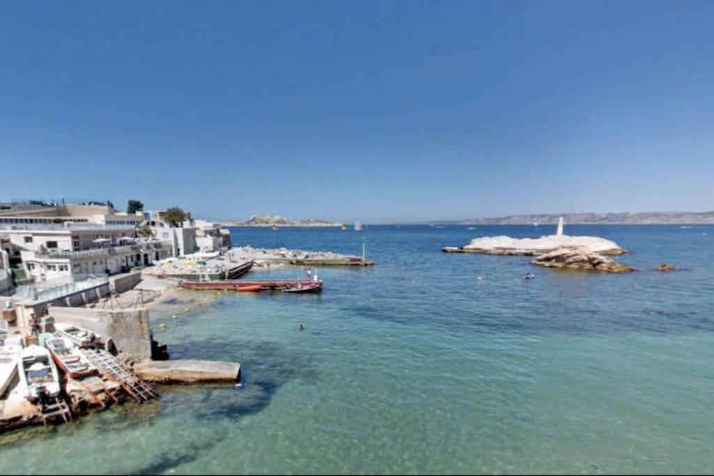 Villa En Bord De Mer A Malmousque マルセイユ エクステリア 写真